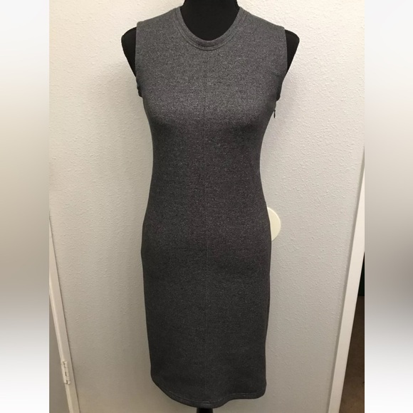 OLIVACEOUS NEW Women's Gray Daily Look Sheath Dress Size Medium - Picture 2 of 7